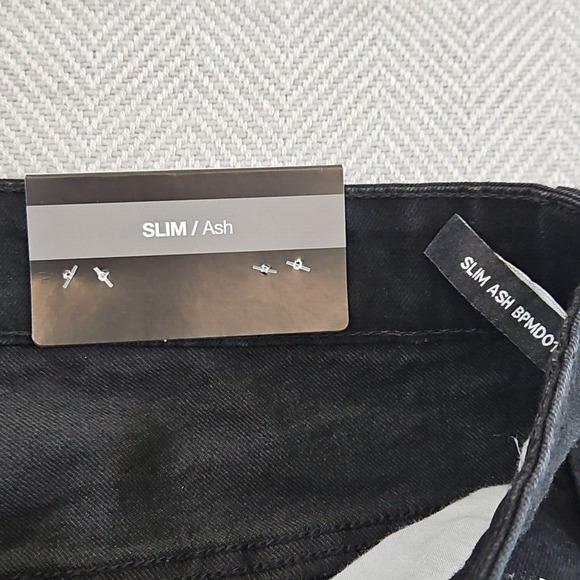 Buffalo David Bitton Ash Jeans Men's Size W36 L32 Black Slim Fit NWT Classic - Picture 6 of 15